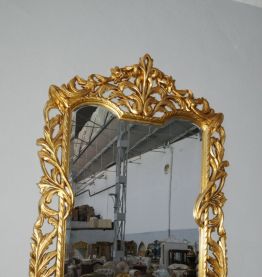 Miroir bois de hêtre massif 
