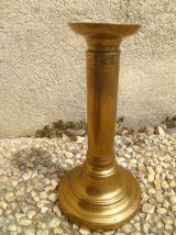 bougeoir , laiton ,bronze  vintage