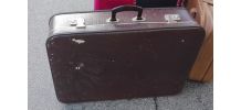 Grande valise vintage marron