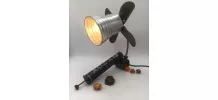 Lampe industrielle, Detournement d'objet
