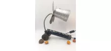 Lampe industrielle, Detournement d'objet