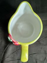 Pot à lait " pomme", décor bucolique
