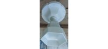 plafonnier en porcelaine et opaline art déco