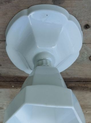 plafonnier en porcelaine et opaline art déco