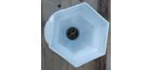 plafonnier en porcelaine et opaline art déco