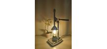 Lampe à poser déco recyclage presse-agrumes