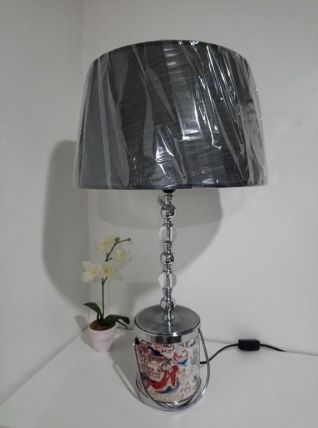 Lampe à poser déco récup' recyclage Seau à Glaçons