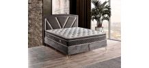 Lit Contemporain gris