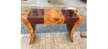 Console Art Deco en Pallisandre loupe dorme
