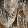 6 verres à vin en cristal 