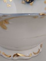 Grand bol en porcelaine de BAYEUX fin xixeme. 