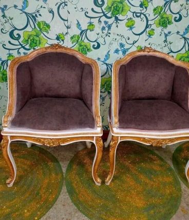 Fauteuils style Louis XV