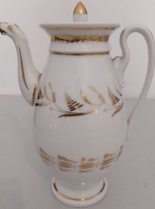 Grande verseuse en porcelaine Vieux Paris xixeme. 