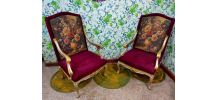 deux Fauteuils Style Louis XV