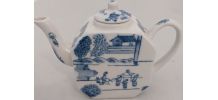 Théière en faience de la fin du xixeme. 