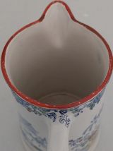 Pichet en faience de Creil et Montereau. 