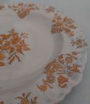 Assiette en faïence de MOUSTIERS fin xviii, début xixeme. 