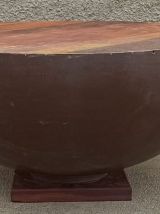 Table basse ronde en bois
