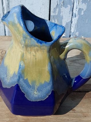 Pichet en grès flammé art déco