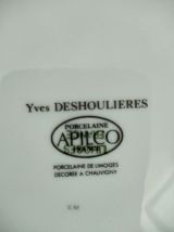 Assiette porcelaine et étain Métiers du vieux Paris