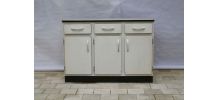Meuble bas cuisine formica coloris ivoire