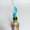 Flacon à parfum en Verre de Murano craquelé multicolore