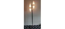 lampadaire Lunel noir et doré