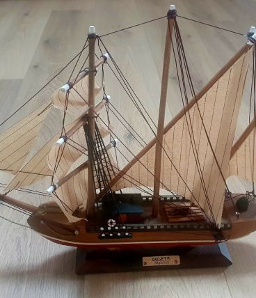 Maquette voilier XIX Goleta