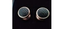 Boutons de manchette originales en cuir