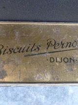 Ancienne boite biscuits Pernot Dijon 