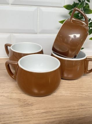 Set de 4 tasses Bavaria pour Dupont Fourdrigniers