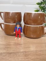 Set de 4 tasses Bavaria pour Dupont Fourdrigniers