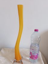 Vase soliflore en verre de Murano 