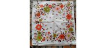 Lot De 6 Serviettes.  Vintage.   Motifs florales.   En excel
