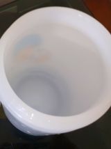 Pot En Opaline. " Coton". Annees 650/60. Vintage.