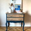 Commode vintage en noyer massif rénovée