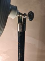 lampe d atelier  en alu et fonte, nicklé 1930 a 40   ,,,45x2