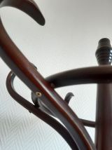 Porte manteau perroquet de bistrot en bois courbé