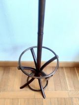 Porte manteau perroquet de bistrot en bois courbé