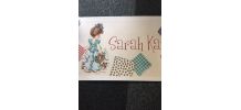 Ancien grand poster rigide Sarah Kay 