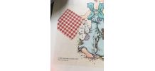 Ancien grand poster rigide Sarah Kay 