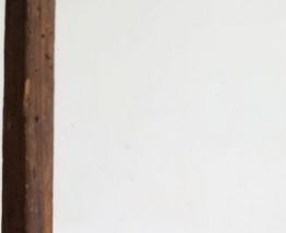 Patinette decorative en bois brut vintage