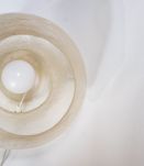Lampe champignon vintage en fibre de verre