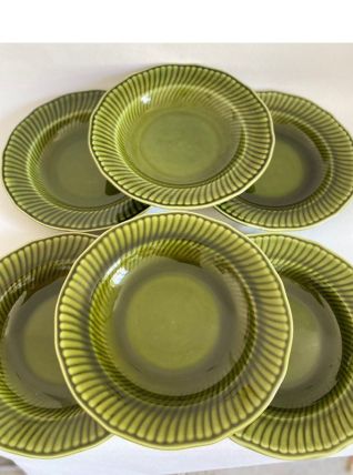 Assiettes BOCH Belgium modèle Trianon, années 60
