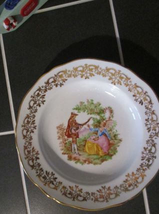 12 Assiettes Creuses Haute Porcelaine Berry