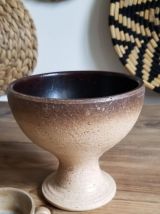 Grande coupe en grès vintage 