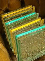 pavé de verre ,dessous de plat 1930 à 70 utiliser part de no