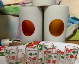 6 verres à liqueur Vintage