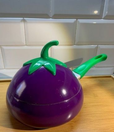 Poele Aubergine Originale Vintage