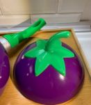 Poele Aubergine Originale Vintage